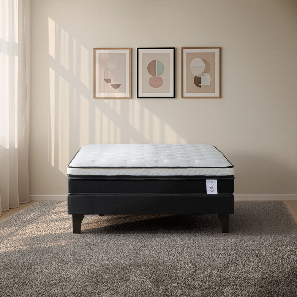 Cama Europea Rosen New Style 6 / 2 Plazas / Base Normal image number 3.0