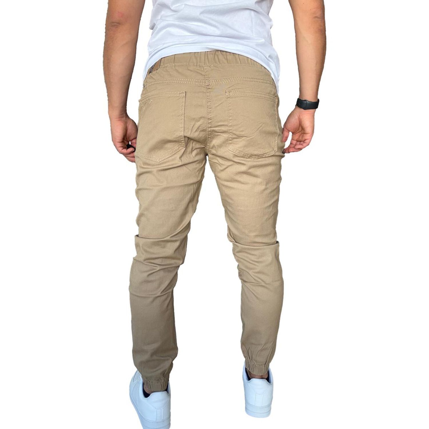 Jogger Mosaico Pantal&oacute;n Slim Fit Elasticado Colores image number 39.0