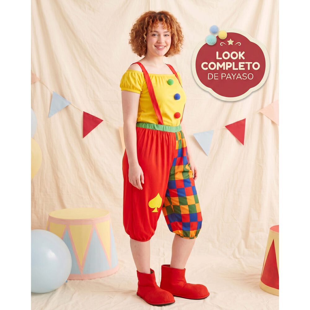 Disfraz Cosplay Payaso Buf&oacute;n Ni&ntilde;o Ni&ntilde;a Carnaval Adulto image number 47.0