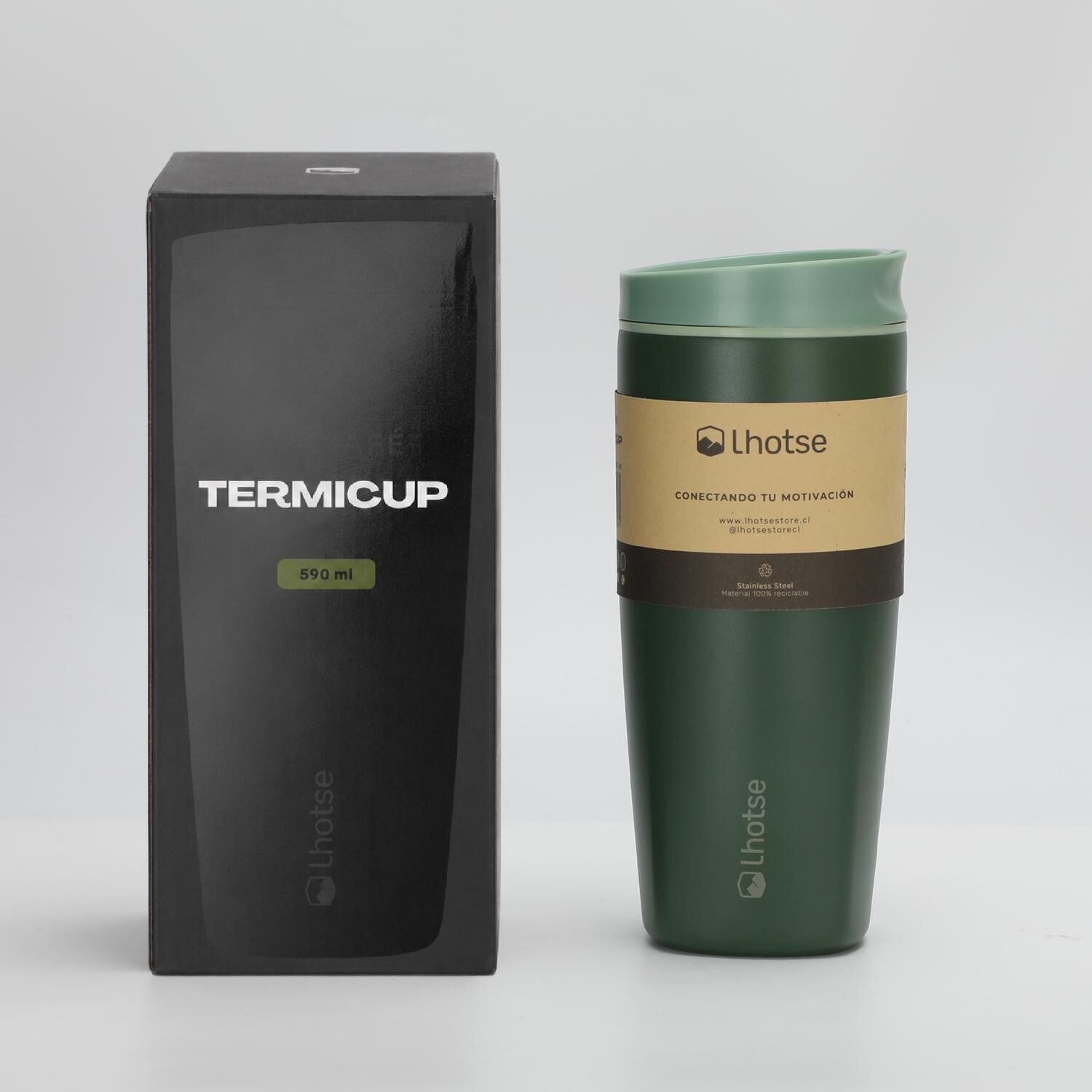 Vaso Mug T&eacute;rmico Agua Caf&eacute; Acero Inox Termicup 590 Ml Lhotse image number 6.0