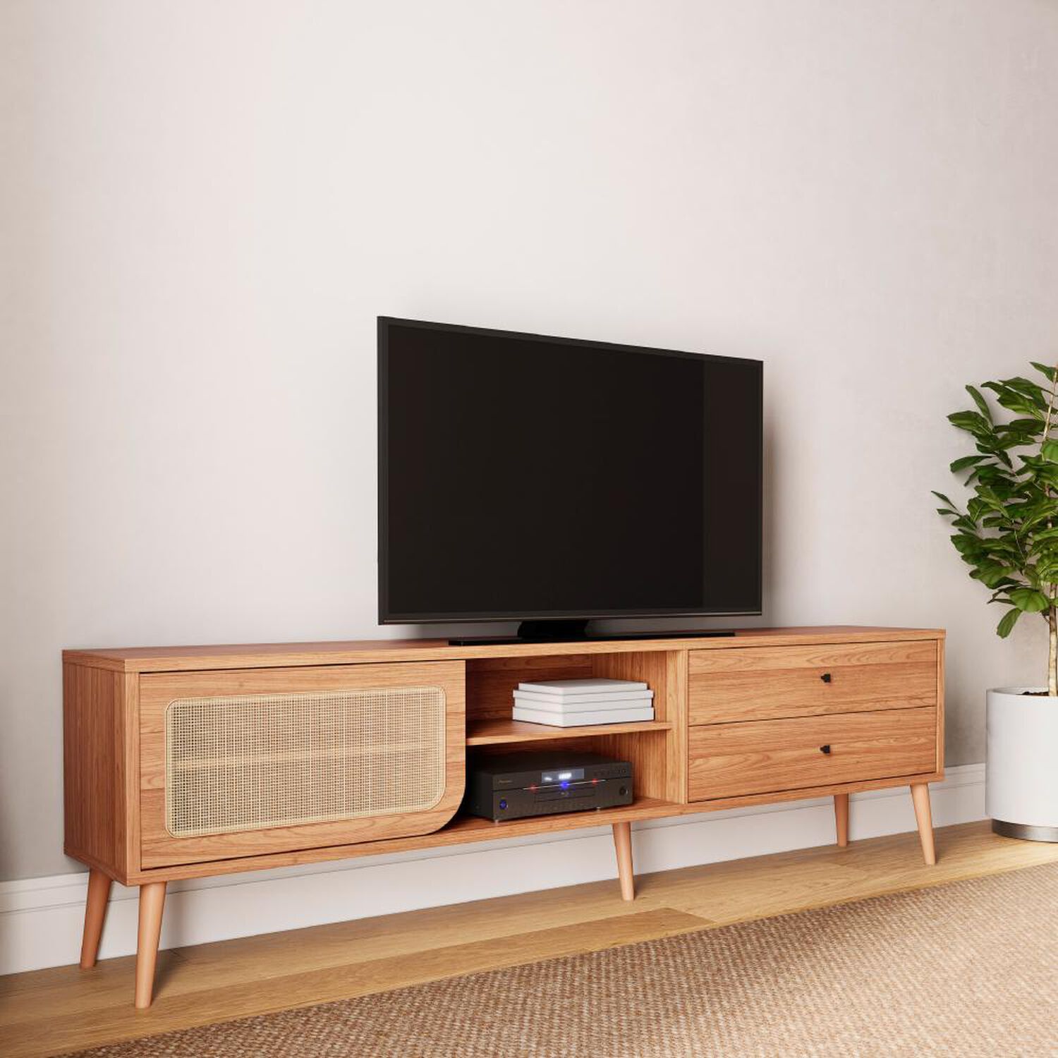 Rack Roca Rack Tv Campinas / 1 Puerta / 2 Cajones image number 1.0