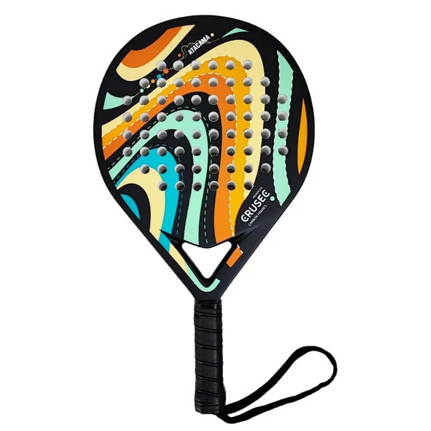 Pala Padel Crusec Mod Atacama Carbono 38mm Con Bolso Deporte image number 0.0