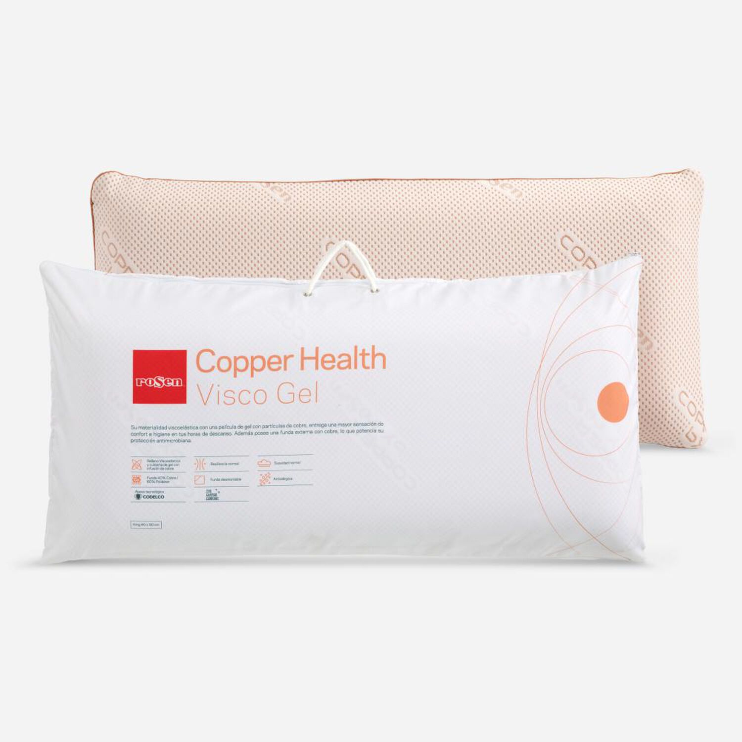 Almohada Rosen Cobre Health image number 0.0