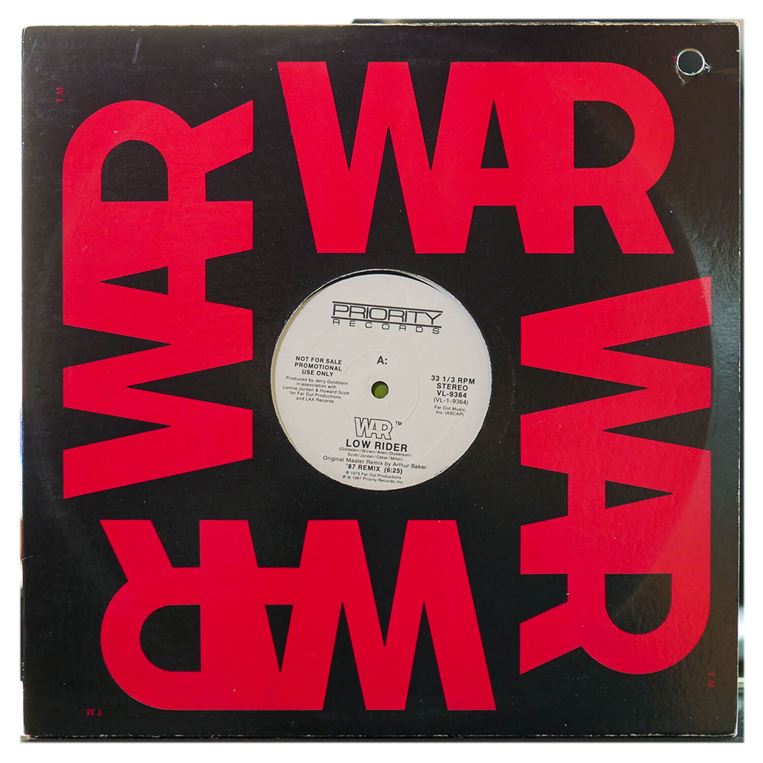War - Low Rider | 12" Maxi Single Usado image number 1.0