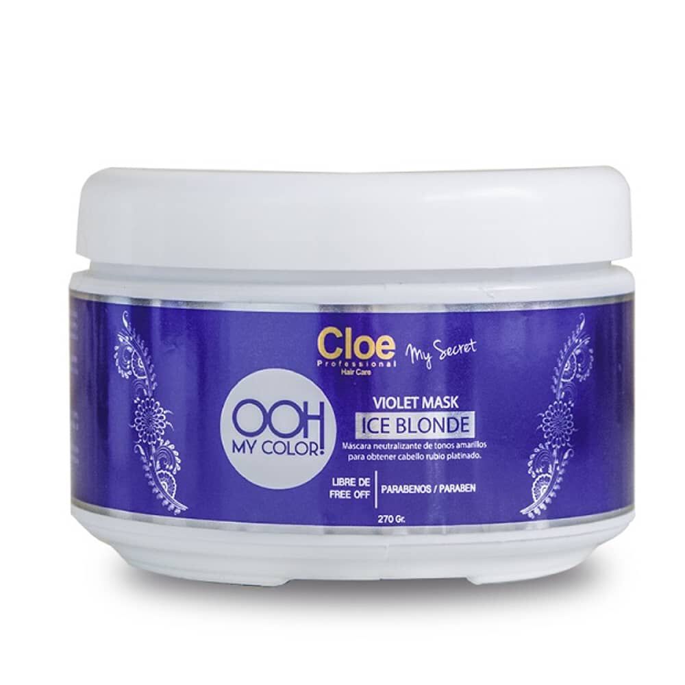 M&aacute;scara Ooh My Color Violet Ice Blonde Cloe 270gr image number 1.0