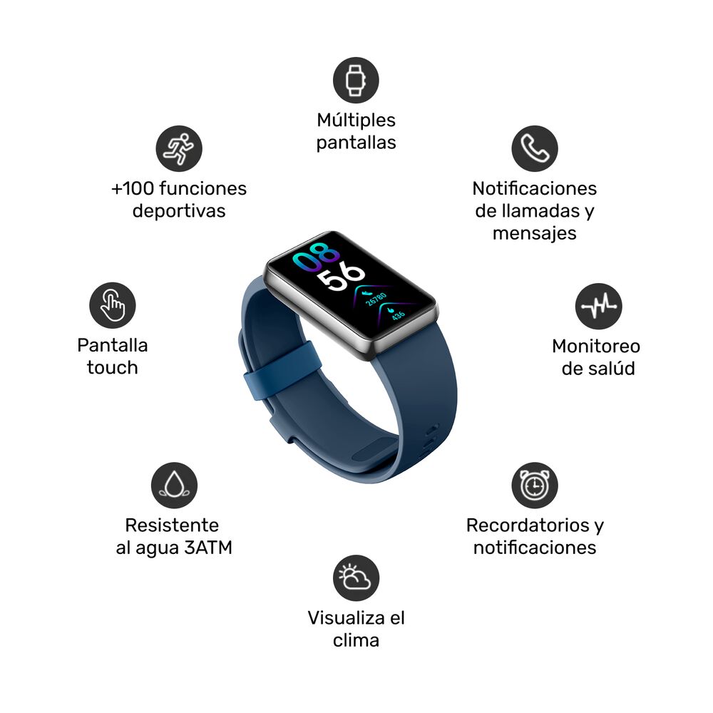 Banda Smartband Lhotse Flow 3 Blue image number 1.0