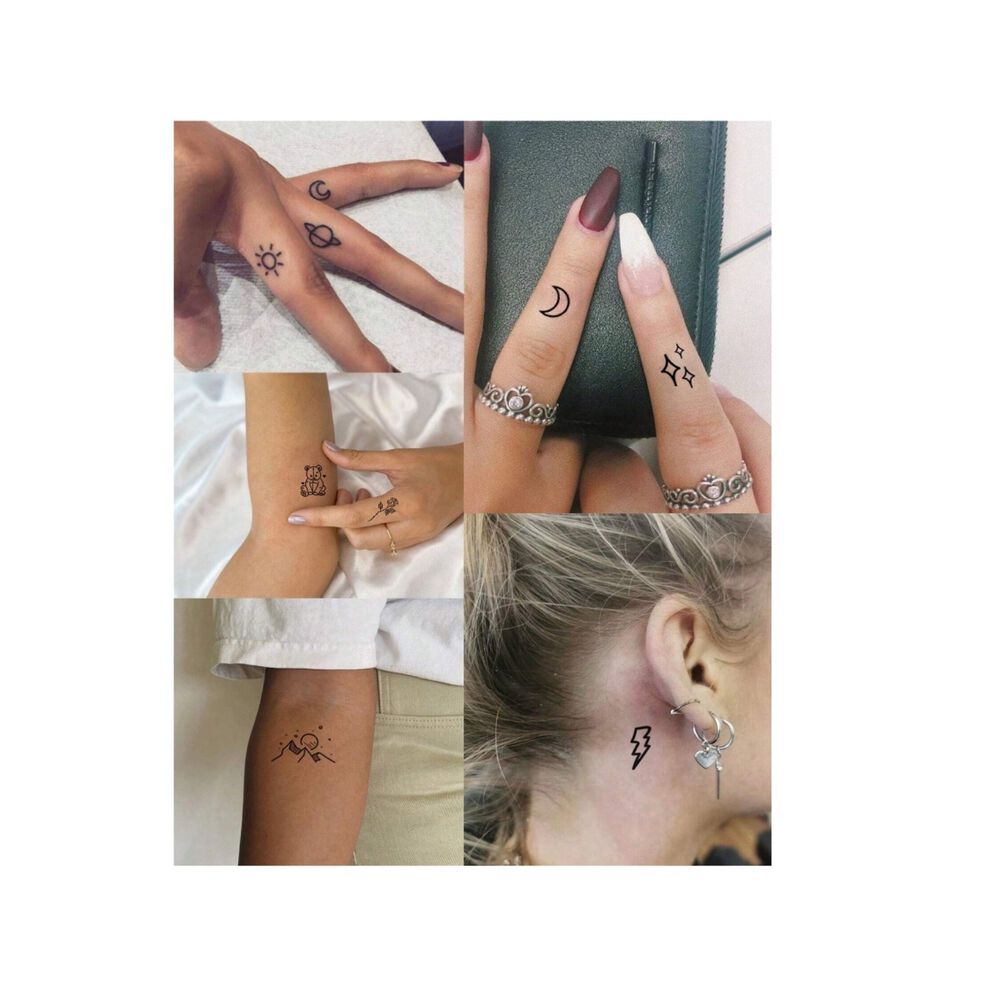 Pegatinas Tatuajes Temporales Impermeables Dise&ntilde;os Top 2024 image number 9.0