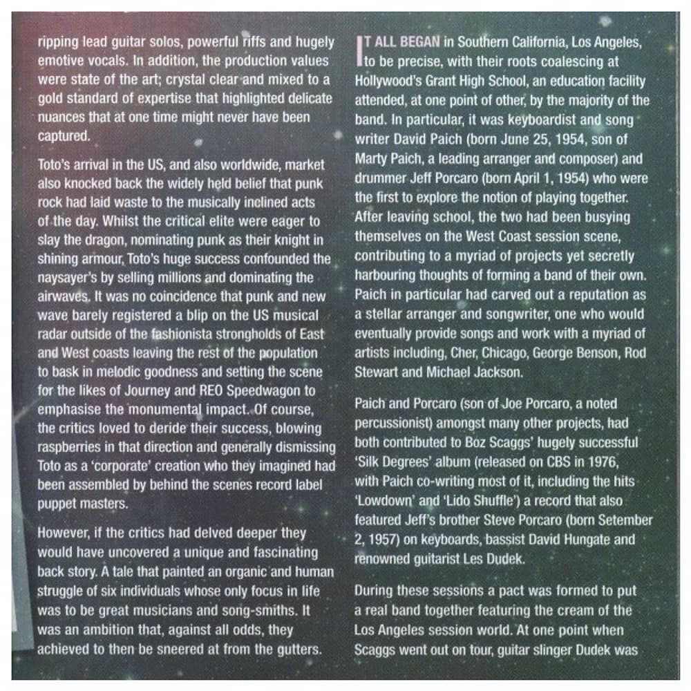 Toto - Toto (special Deluxe Collector's Edition) | Cd image number 8.0