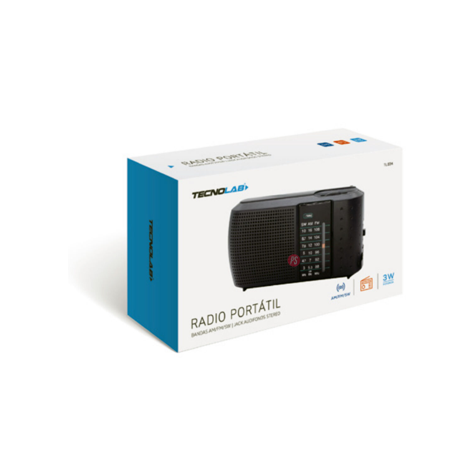 Radio Port&aacute;til De Bolsillo Am/fm/sw A Pilas - Ps image number 2.0