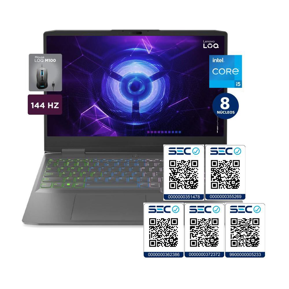 Notebook Gamer 15.6" Lenovo Loq / Intel Core I5 / 16 GB RAM / Nvidia Geforce RTX 4050 / 512 GB SSD image number 10.0