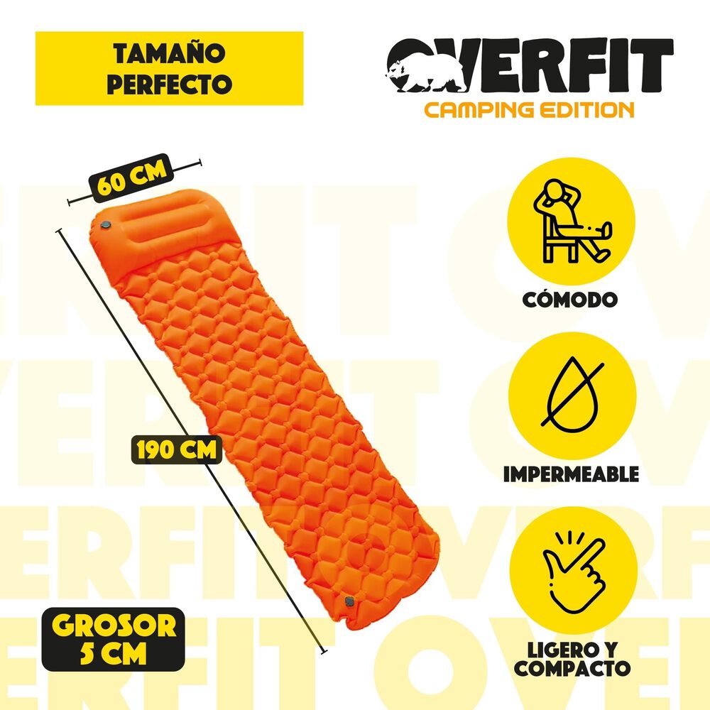Colchoneta Inflable Individual Camping Overfit Light 5cm image number 1.0