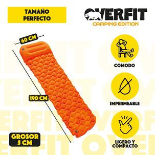 Colchoneta Inflable Individual Camping Overfit Light 5cm