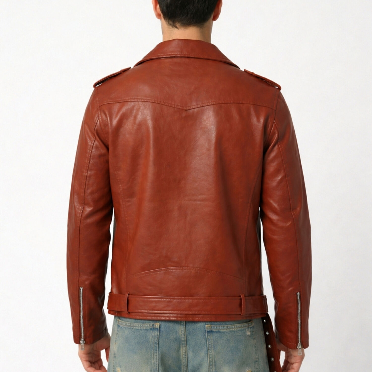 Chaqueta Ecocuero Soft Hombre Milan image number 2.0
