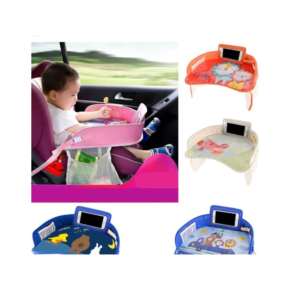 Bandeja Portatil Para Silla De Auto Bebe Infantil Azul image number 2.0