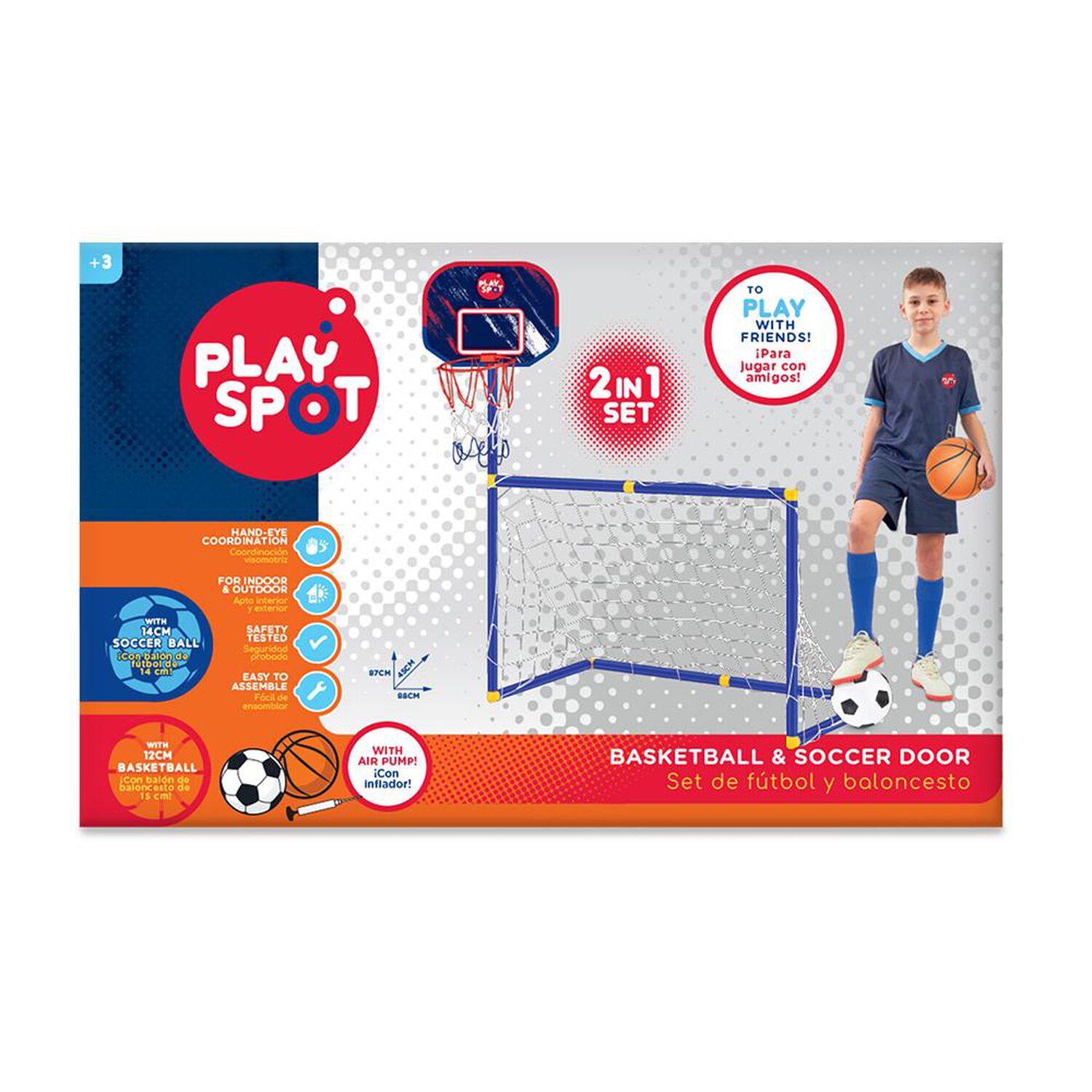Set De Futbol Y Basquet Playspot Pl46 image number 2.0