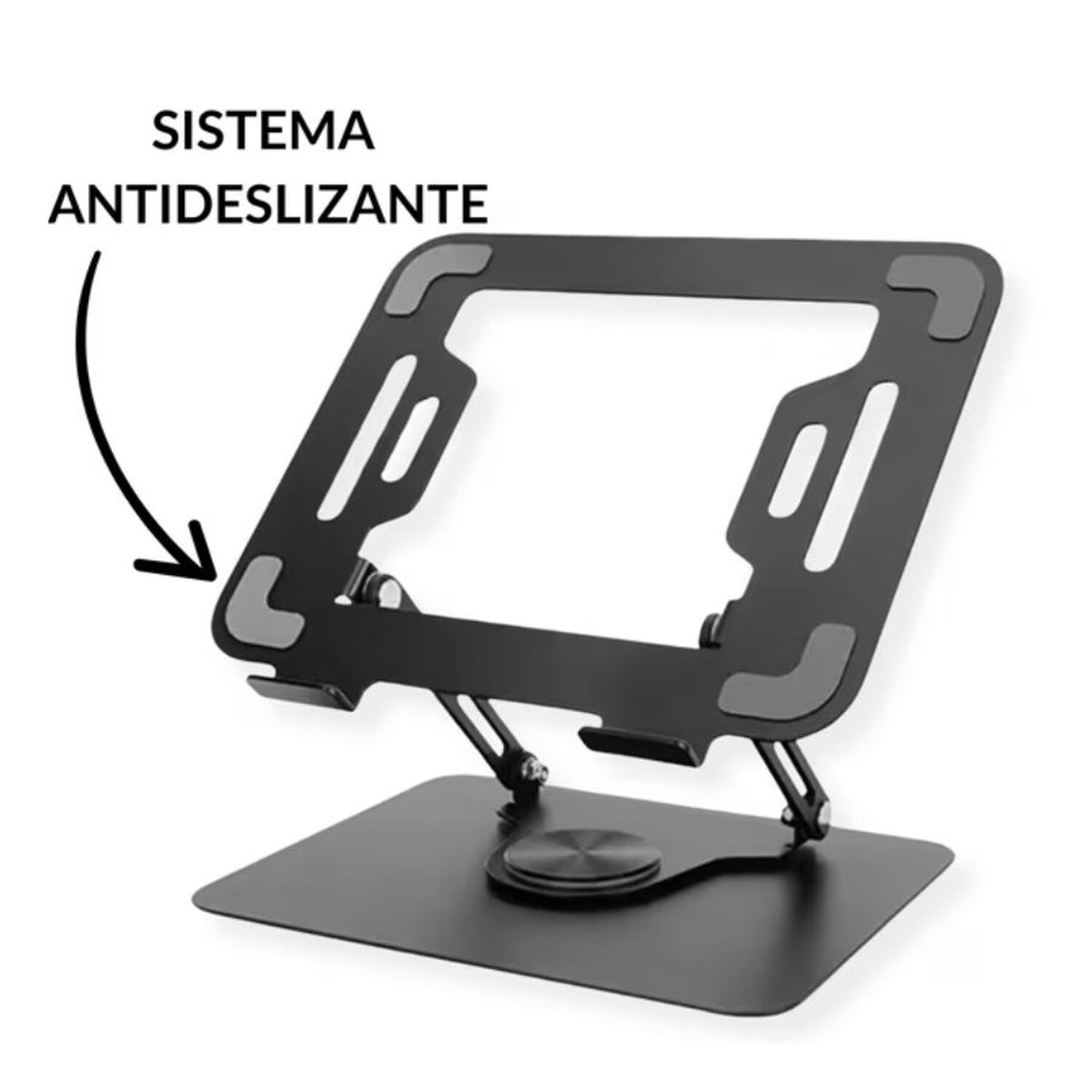 Soporte Notebook Giratorio 360 Ajustable Metalico image number 4.0