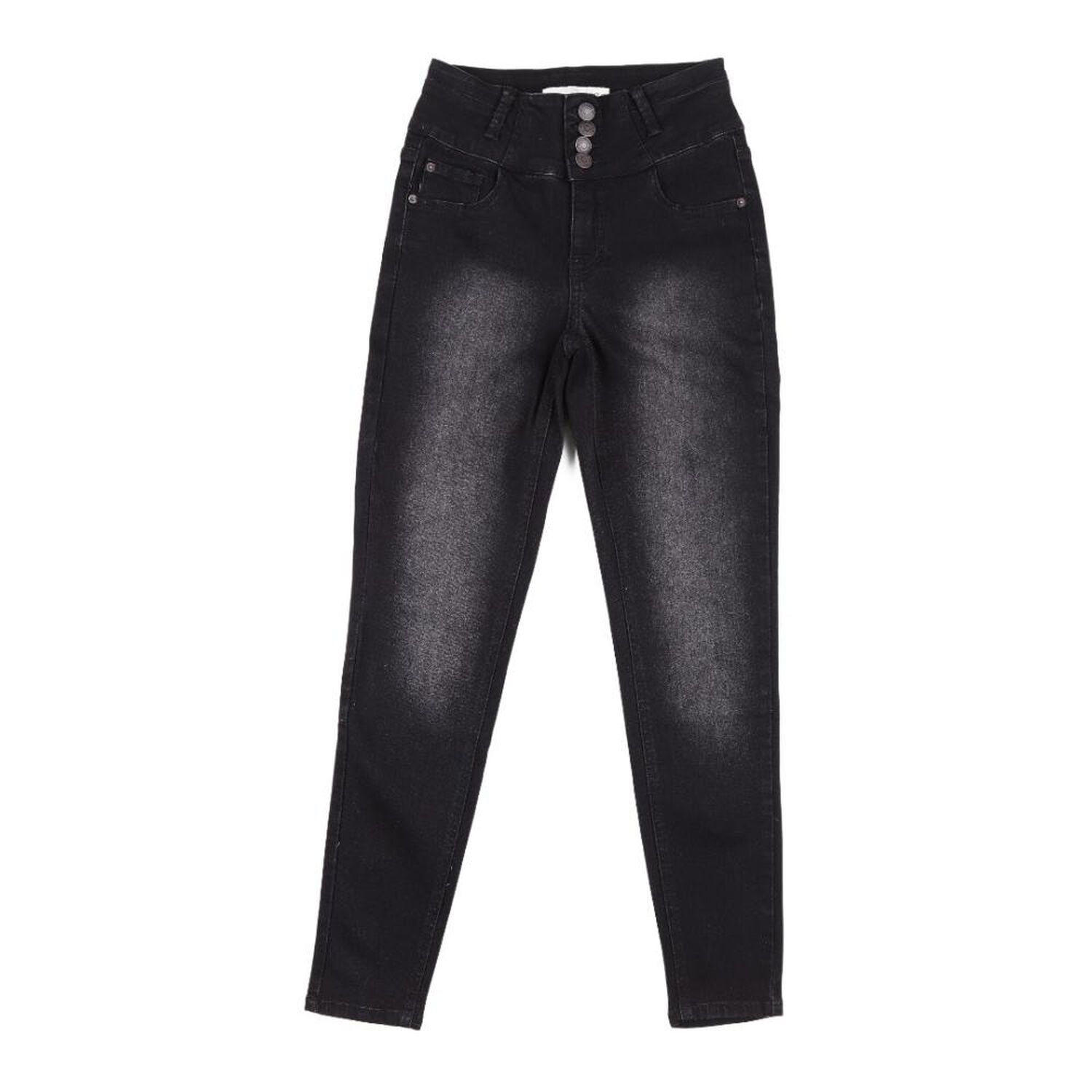 Jeans Pretina Alta Con Botones Skinny Mujer Freedom image number 0.0