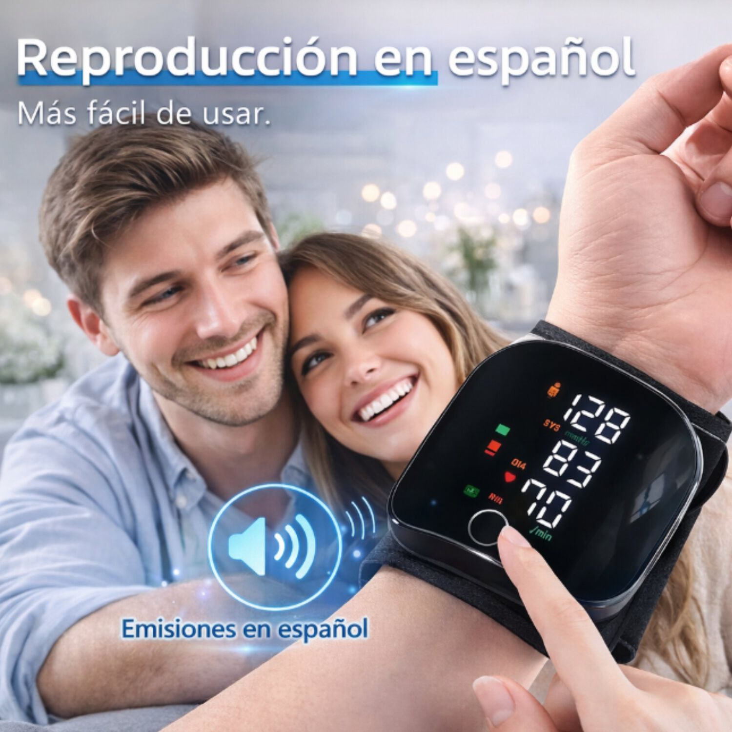 Tensi&oacute;metro Digital Mu&ntilde;eca Usb Recargable Con Voz image number 5.0