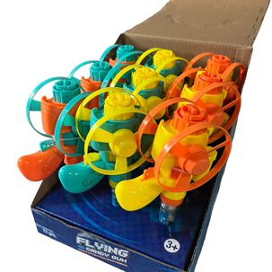 Pack 9 Juguetes + Dulce Sorpresa Cumpleaños Flying Candy Gun