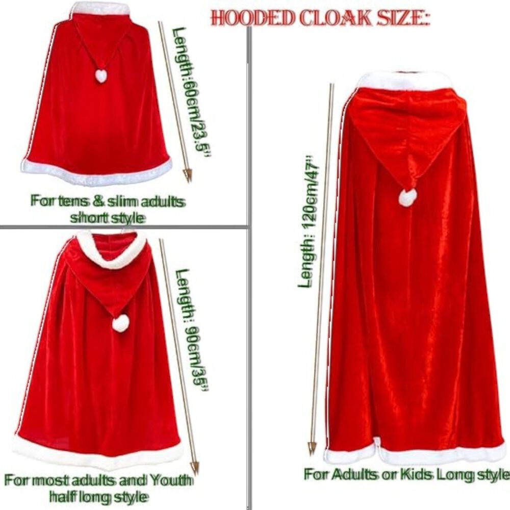 Disfraz Abrigo Navide&ntilde;o Infantil Santa Navidad image number 4.0