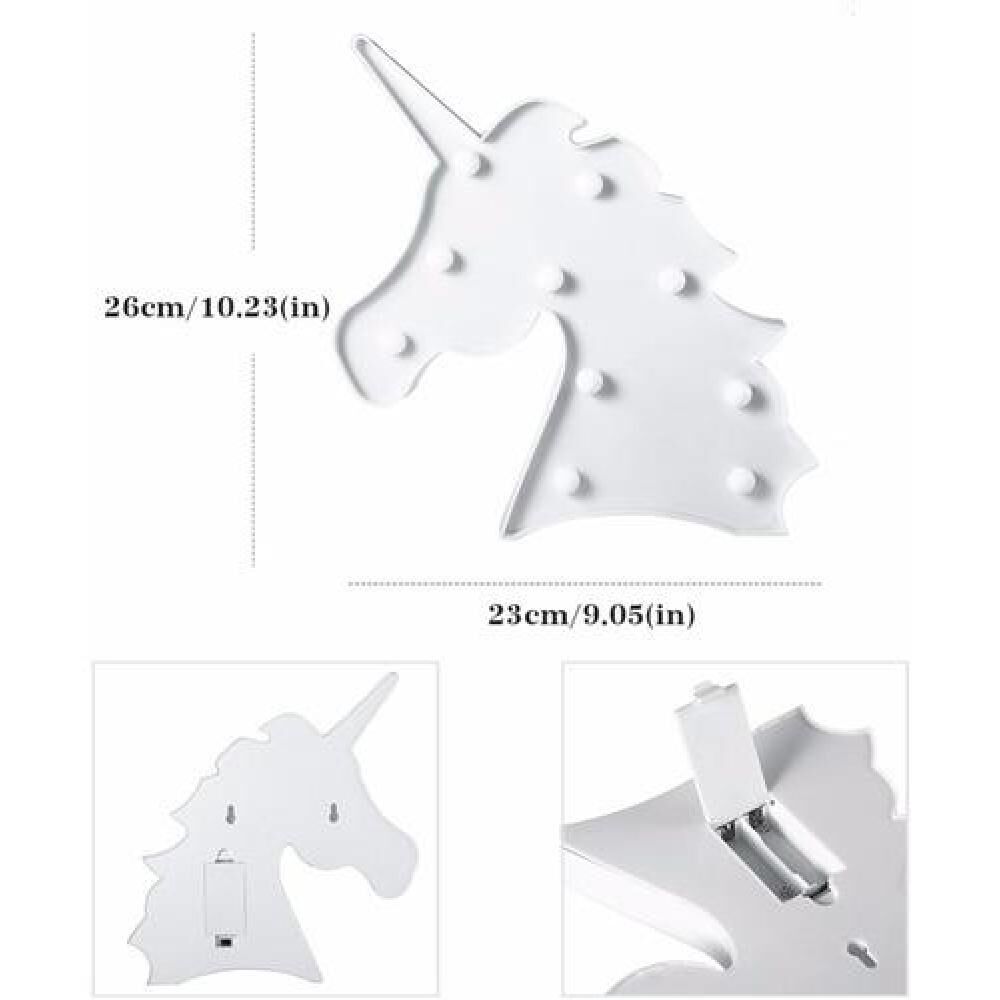 Lampara Unicornio Rosada Led Pilas Candy Bar (estoykuku) image number 3.0