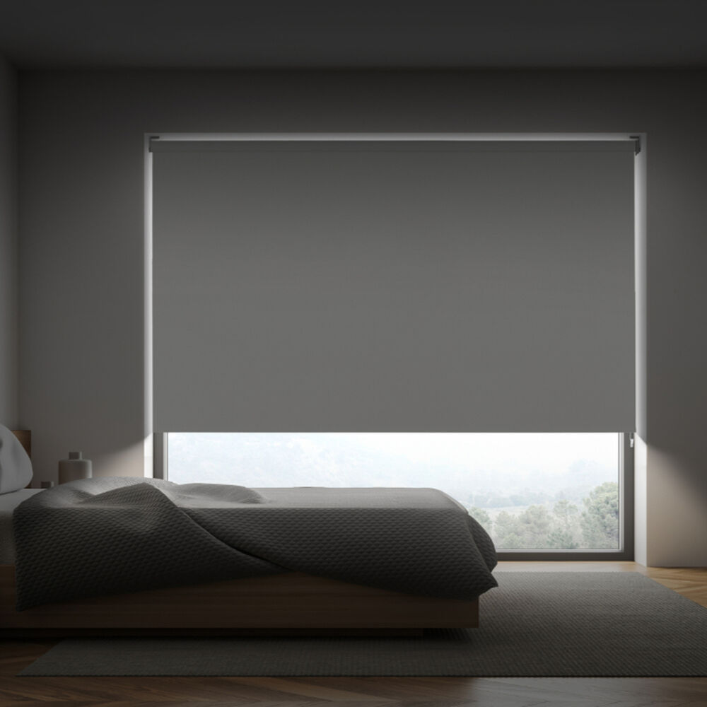 Cortina Roller Premium Blackout Sundusk Blanco 220x250 Viewtex image number 1.0