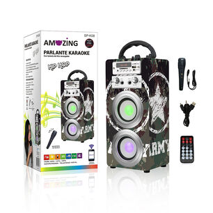 Parlante Karaoke Hip-hop / Mic Sp-k08 Army