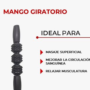 Rodillo Roller Masajeador Set 5 En 1