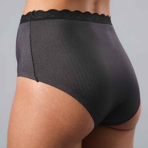 Pack 2x Calzon Alto Sin Costuras Mujer Flores 25218-2