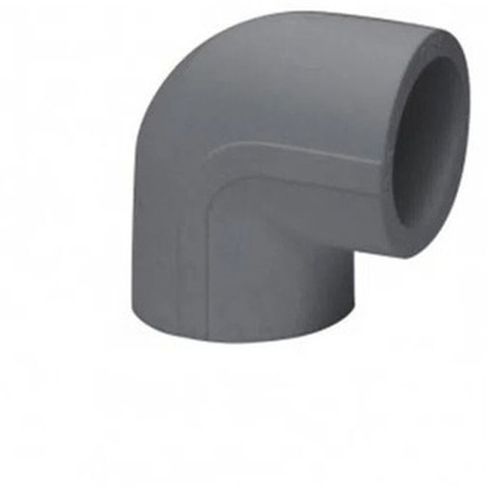 Pack 10 Codos Ppr 20mm Nuevos Alta Calidad Gris image number 0.0