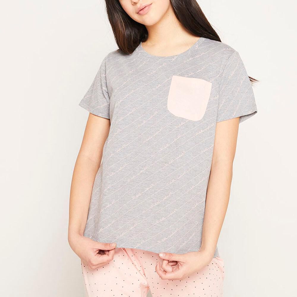 Polera De Pijama Manga Corta Mujer Freedom image number 0.0
