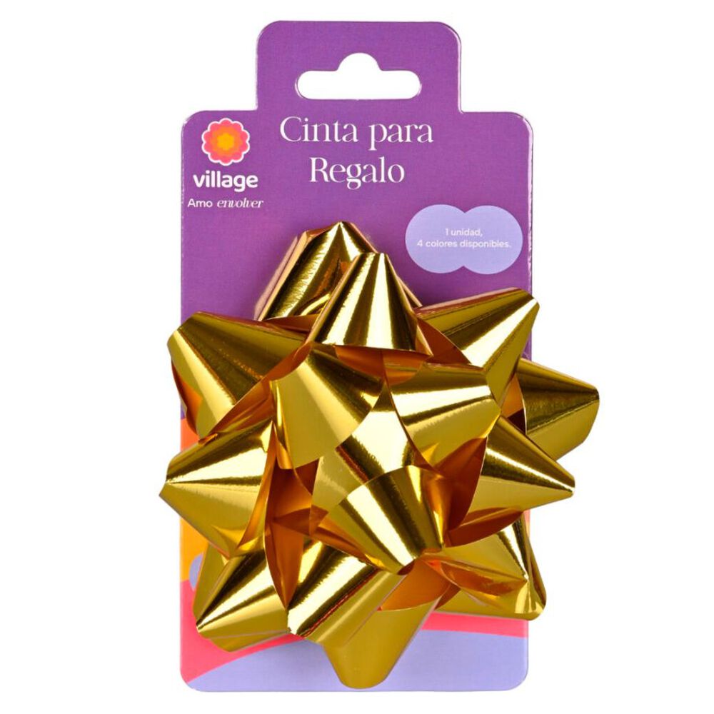 Cinta De Regalo Pompom B&aacute;sica Grande Village image number 2.0