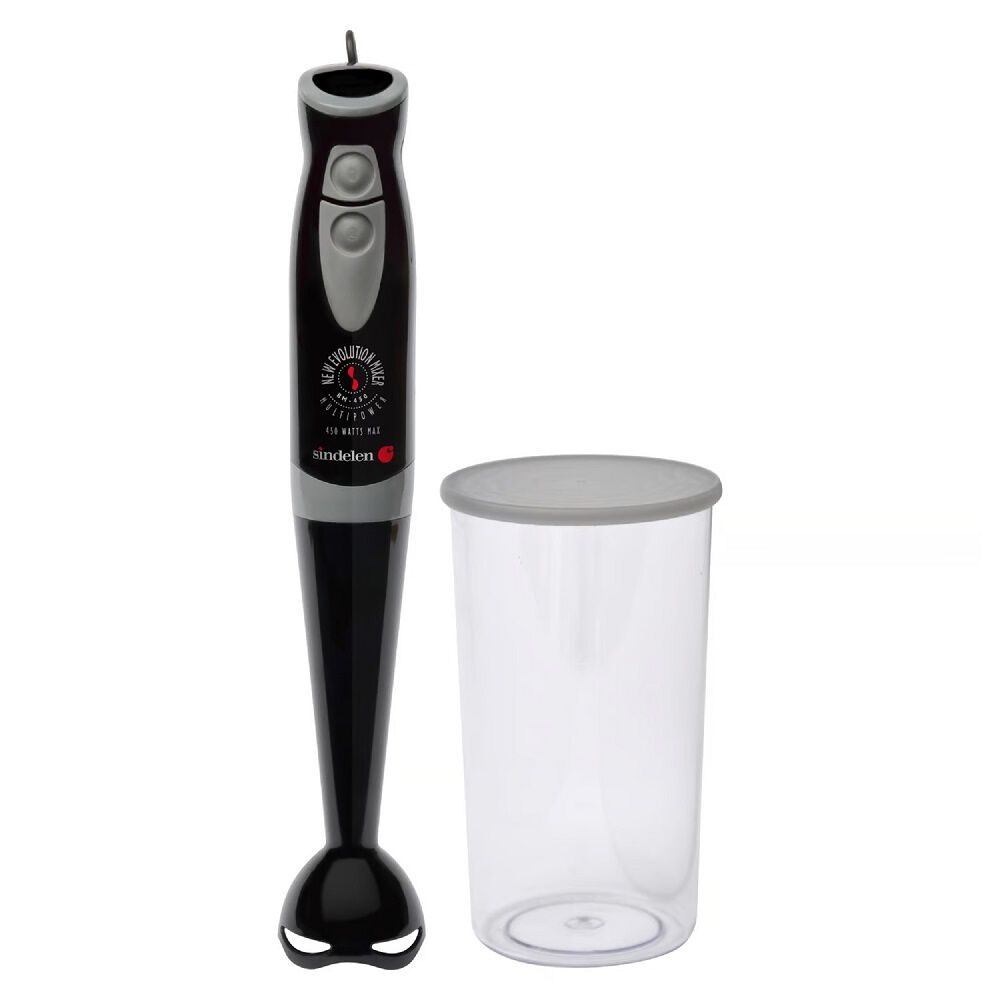 Batidora Mini Pimer 450w 2vel Bm-450 Negra Sindelen image number 0.0