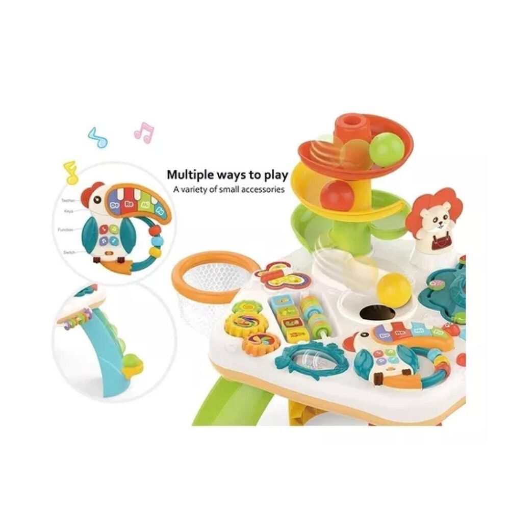 Juguete Mesa Didactica Con Juegos Y Sonidos Infantil Huanger image number 2.0