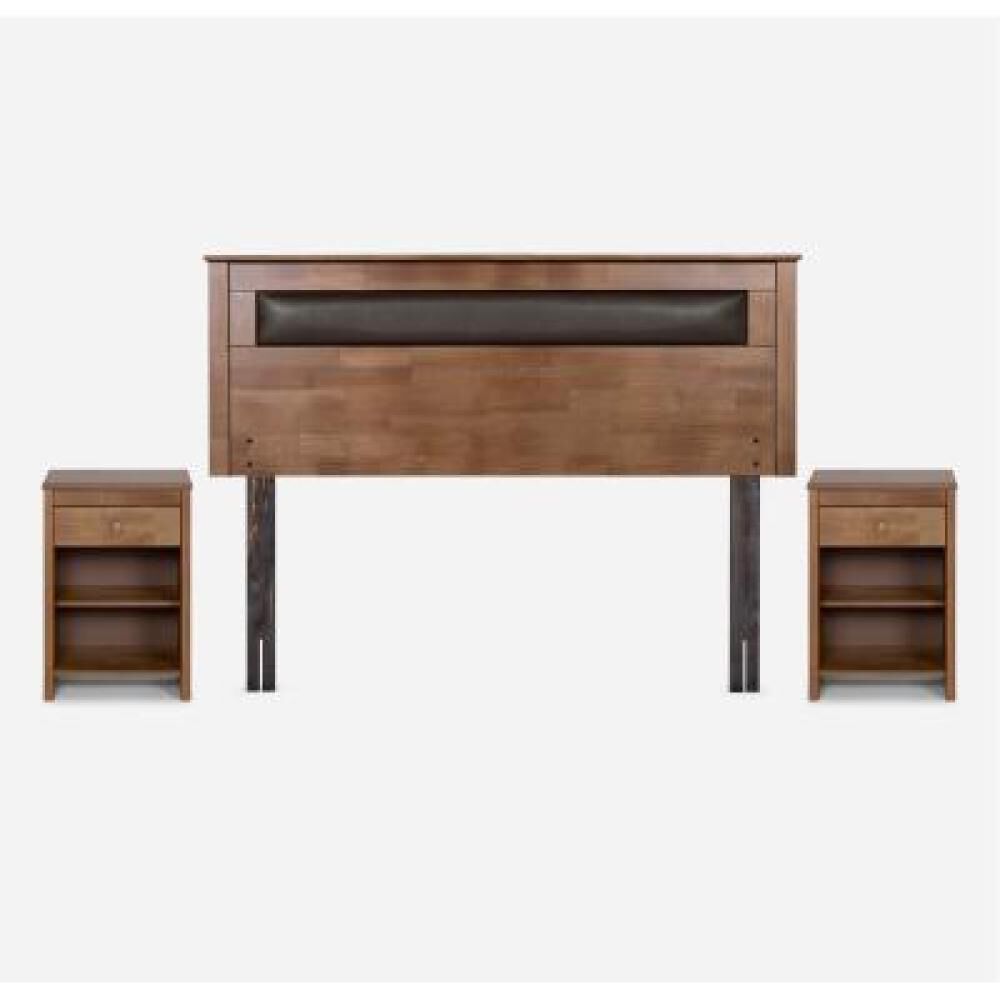 Cama Europea Rosen New Style 4 Plus / 2 Plazas / Base Dividida + Set De Maderas Ferrara image number 10.0