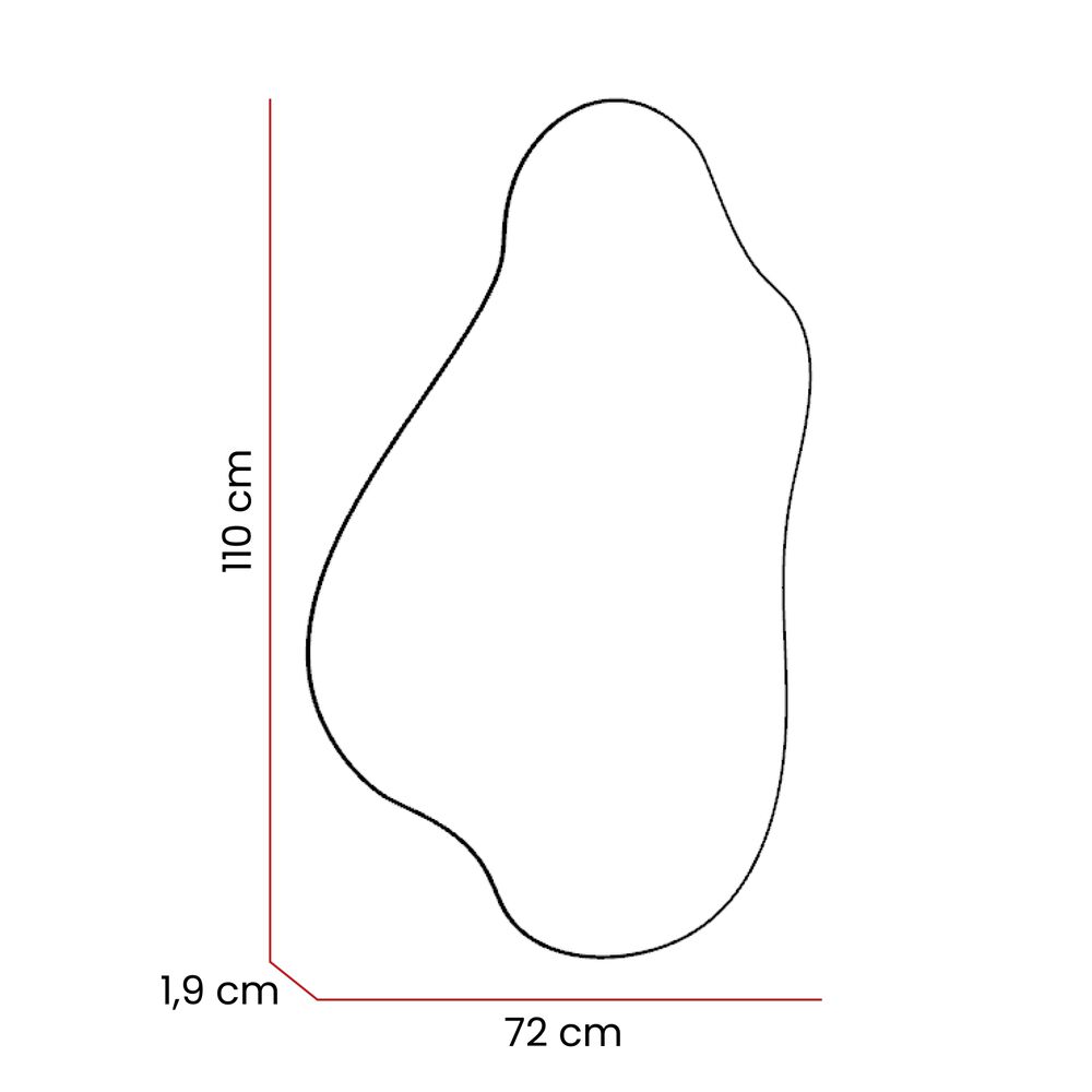 Espejo Forma Irregular Fm-023 110x72x1,9 image number 3.0