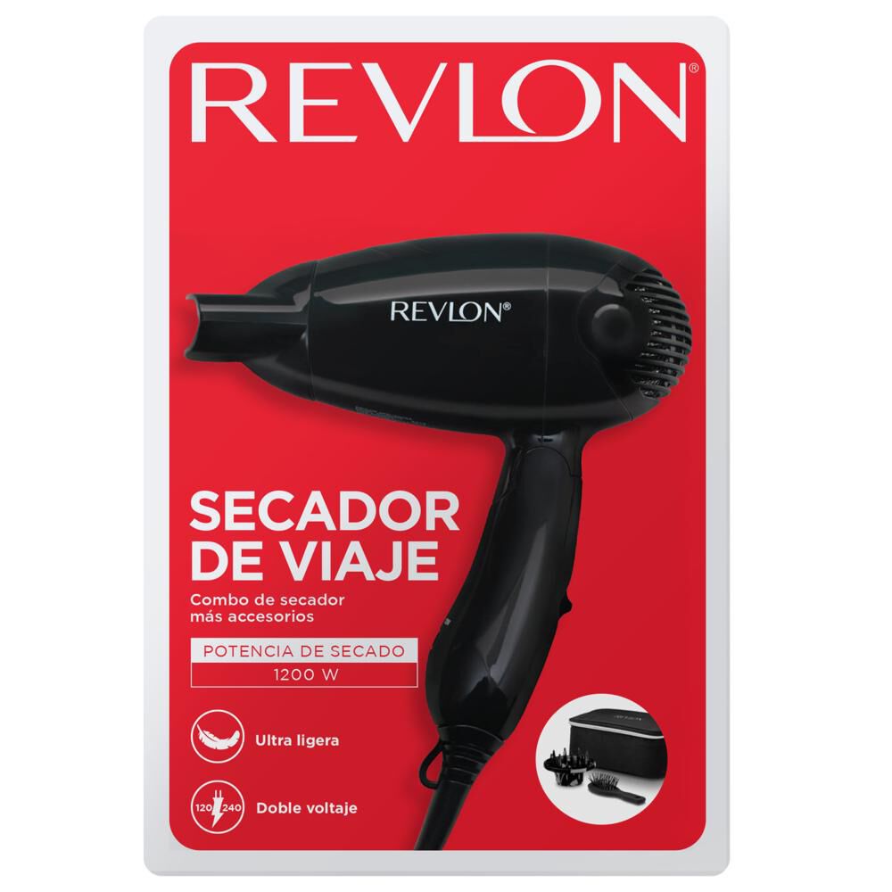 Secador De Pelo Revlon Kit Viaje + Difusor + Cepillo image number 1.0