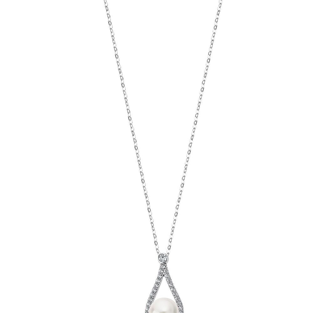 Collar Lp3481-1/1 Lotus Silver Mujer Pearls image number 0.0