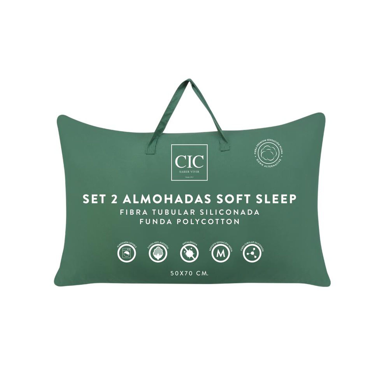 Pack de Almohadas Cic Down Alternative / 50x70 Cm / 2 Unidades image number 0.0