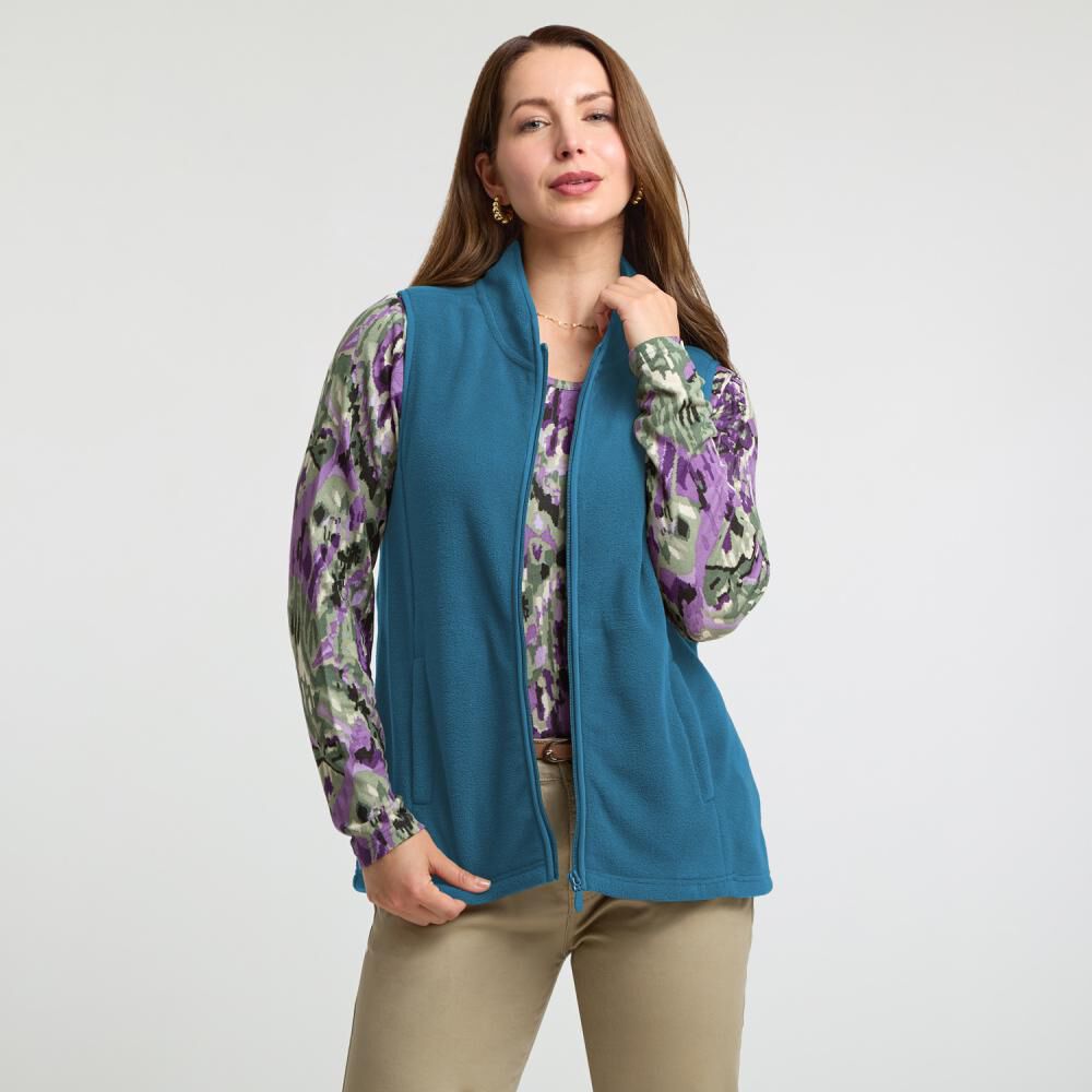 Polerón Regular Sin Manga Cuello Alto Mujer Geeps image number 0.0