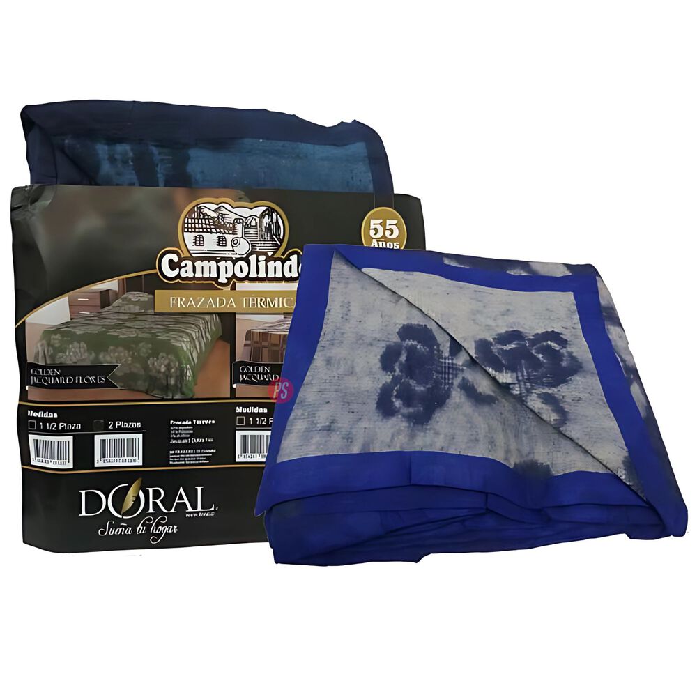 Frazada Campo Lindo 2 Plazas Color Surtido Doble Faz - Ps image number 1.0