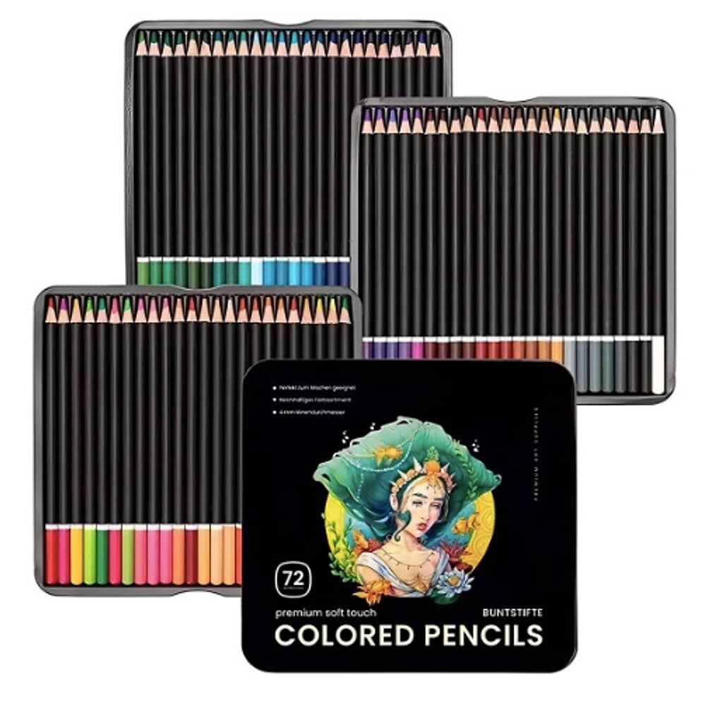 Set 72 Lapices Colores Arte Profesional A Base Aceite image number 0.0