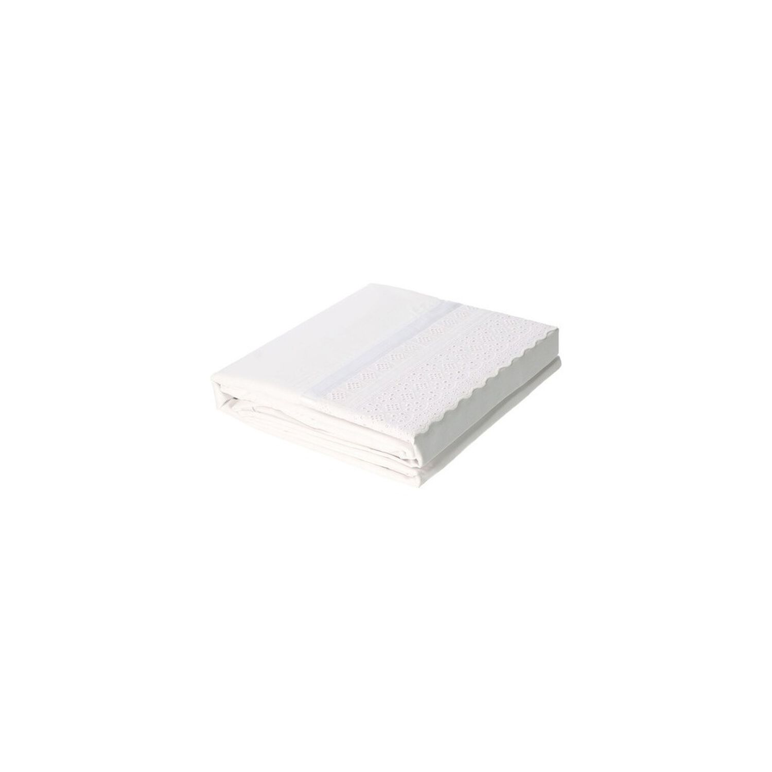 Sabana Andes 144 Hilos Broderie Blanco 2 Plaza image number 3.0