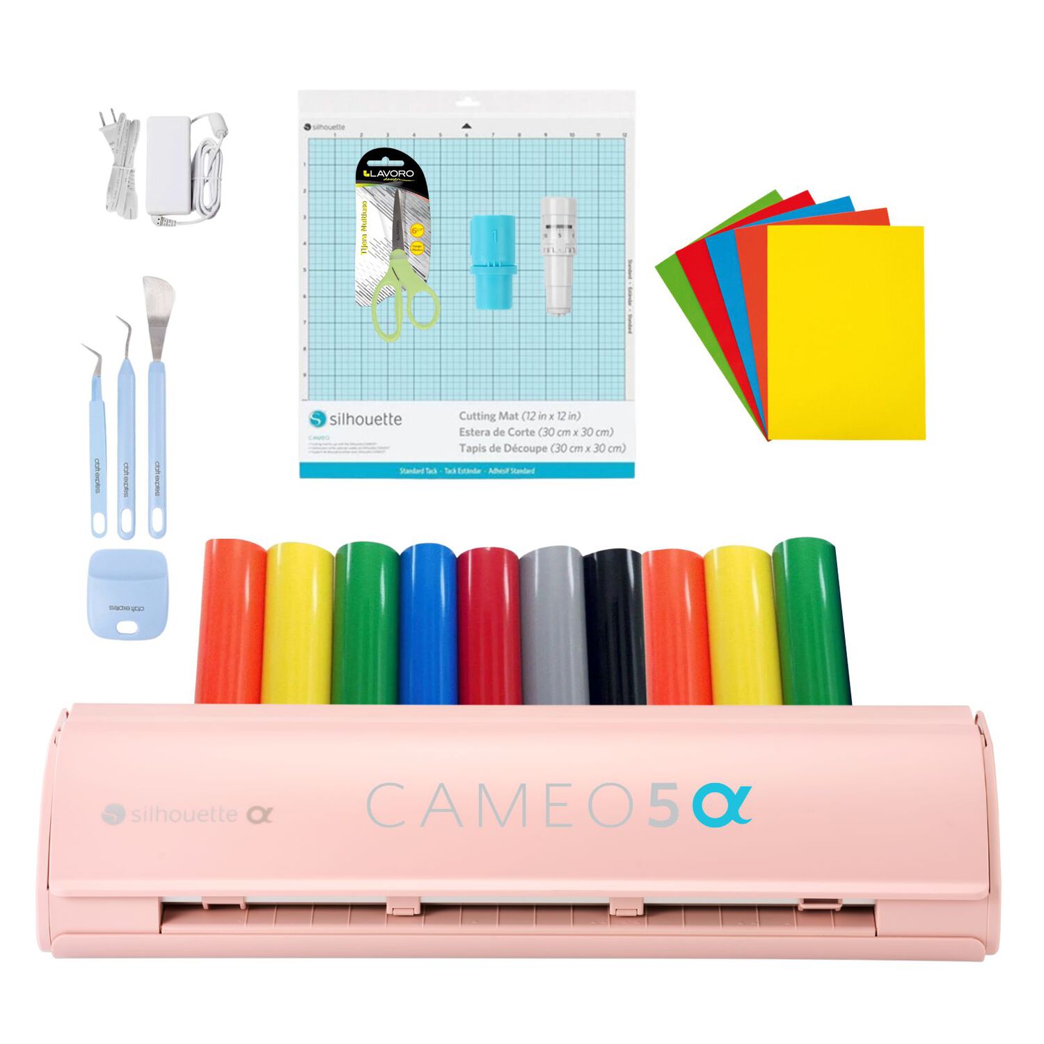 Kit Emprendedor Silhouette Cameo 5 Alpha Pink image number 0.0