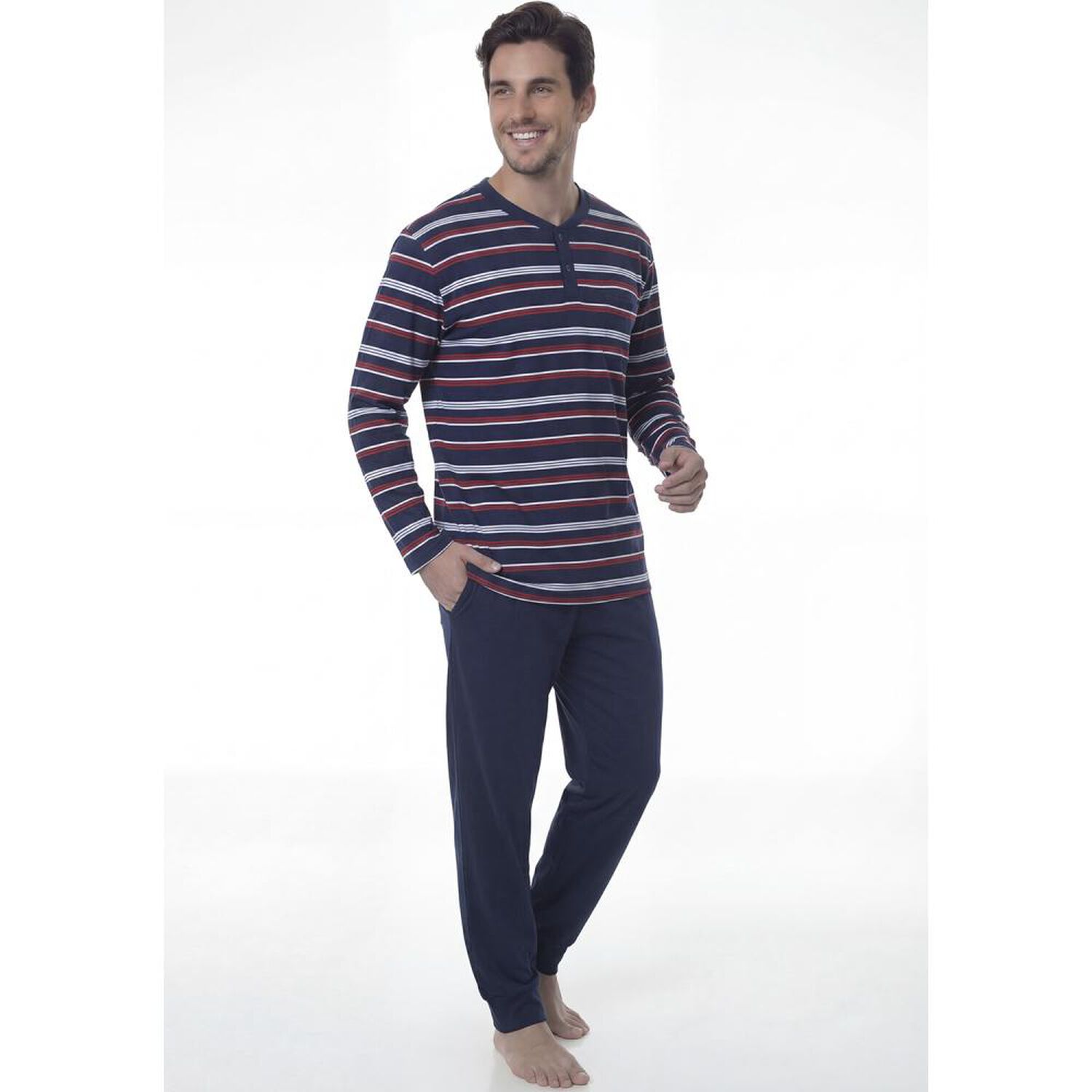 Pijama Largo Hombre Kayser / 2 Piezas image number 0.0
