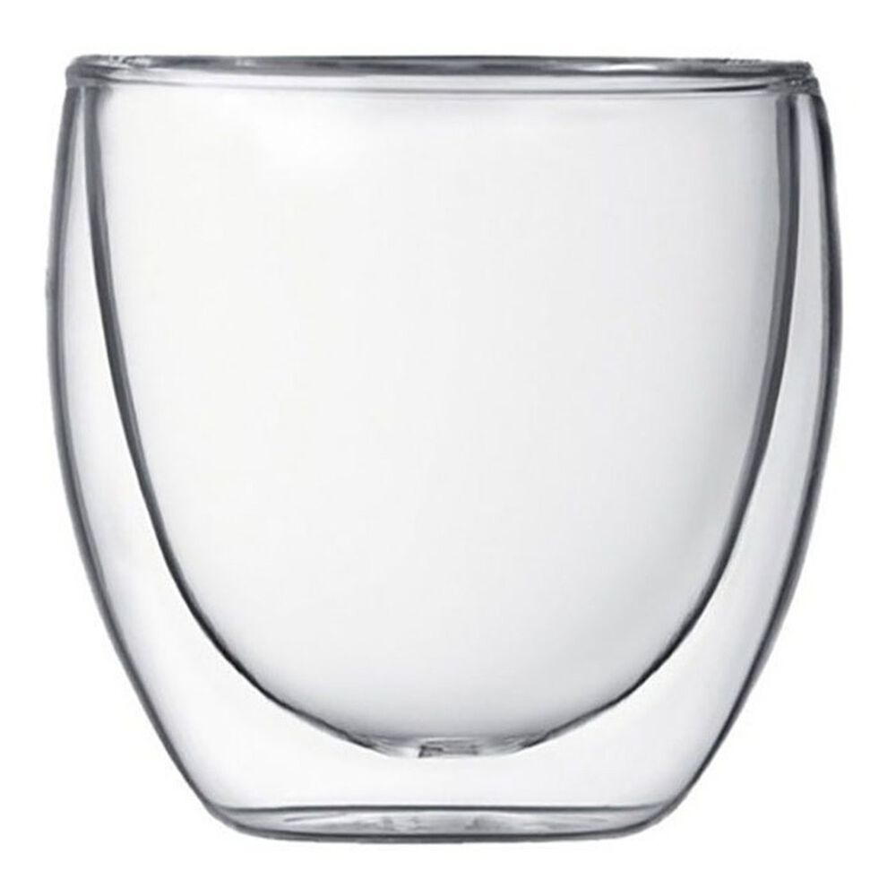 Set 4 Tazas Espresso Doble Pared Vidrio Borosilicato 250ml image number 4.0