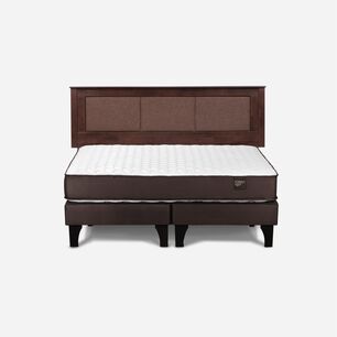 Cama Europea Rosen  Ergo T / King / Base Dividida + Respaldo Rachel