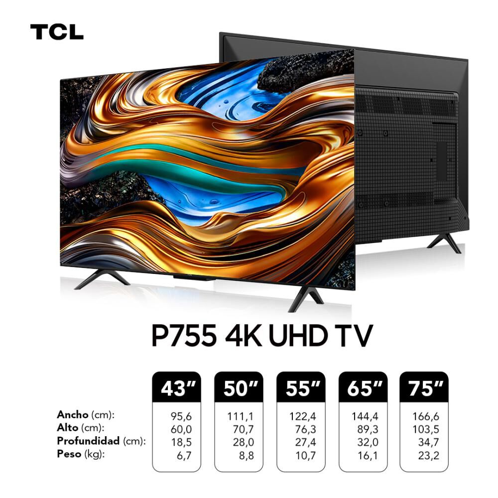 Led 65" TCL P755 / Ultra HD 4K / Smart TV image number 11.0