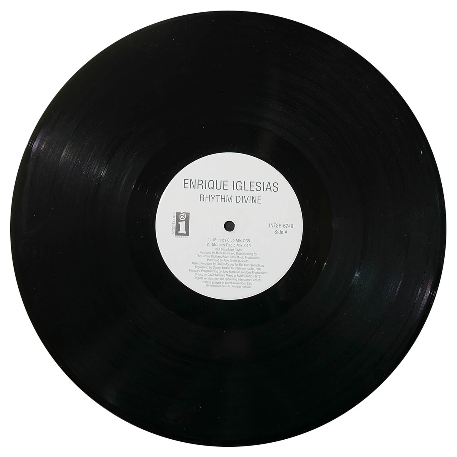 Enrique Iglesias - Rhythm Divine | 12" Maxi Single Usado image number 2.0