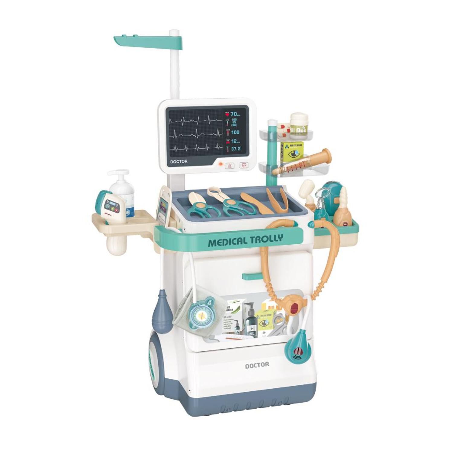 Juguete Set De Doctor Electrocardiograma 26pzas Infantil image number 0.0
